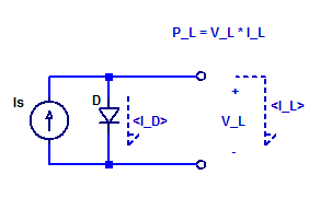 Schematic of Diode Shunted Current Source.